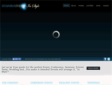 Tablet Screenshot of istanbuleventz.com